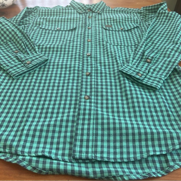 Wrangler Men Riggs Workwear Shirt Button Collar Long Sleeve Cotton Twill  Large - Picture 3 of 12